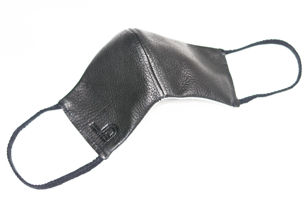 Leather Mask- Embossed Logo